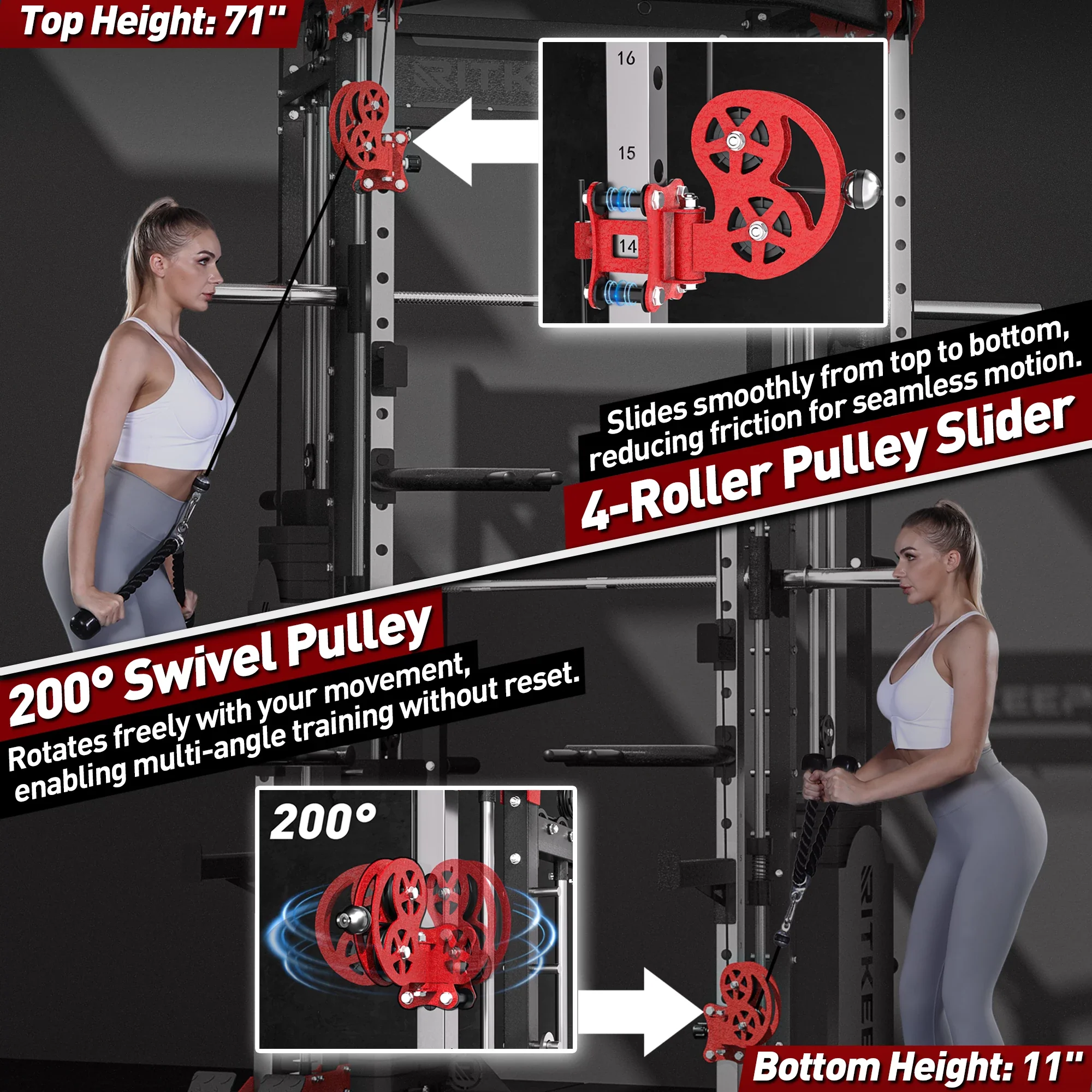 RitKeep PMAX 5600 Strength & Cardio Fusion Home Gym Package - Image 14