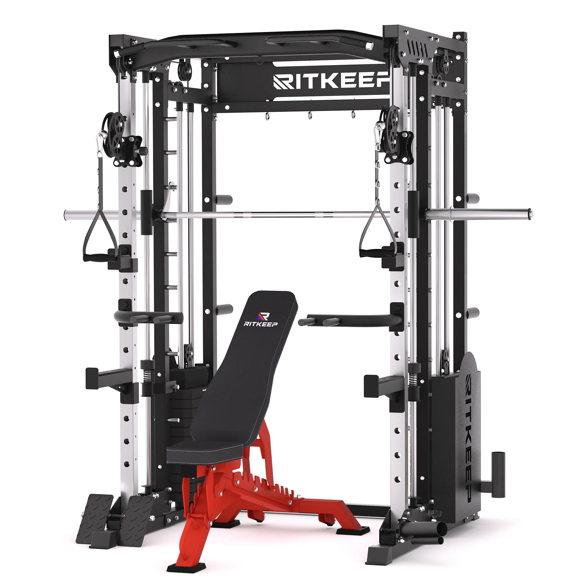 PMAX 5600 Home Gym Smith Machine (2025 Version) - Integrated Weight System - Image 7