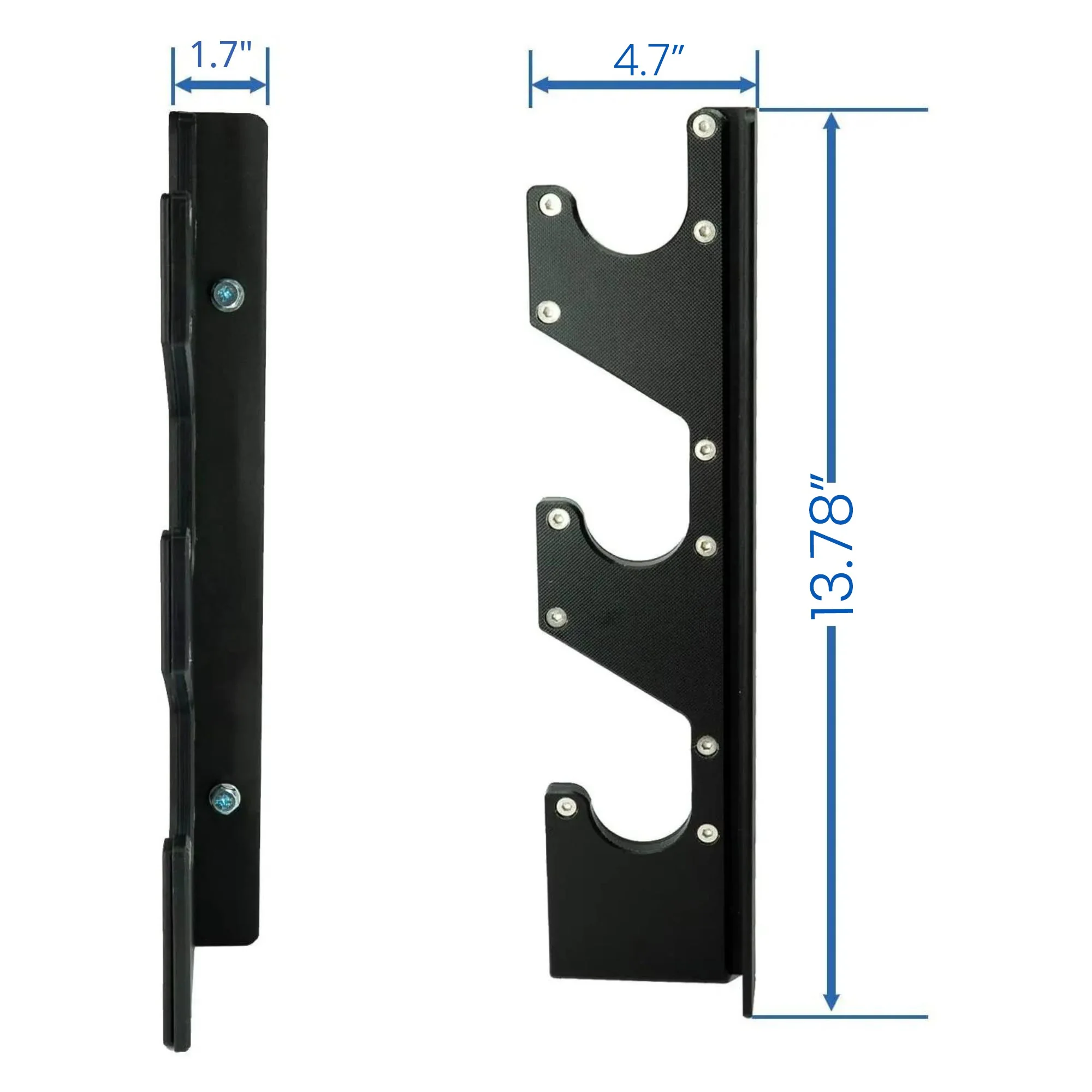Wall Mounted 3 Barbell Rack - Image 6