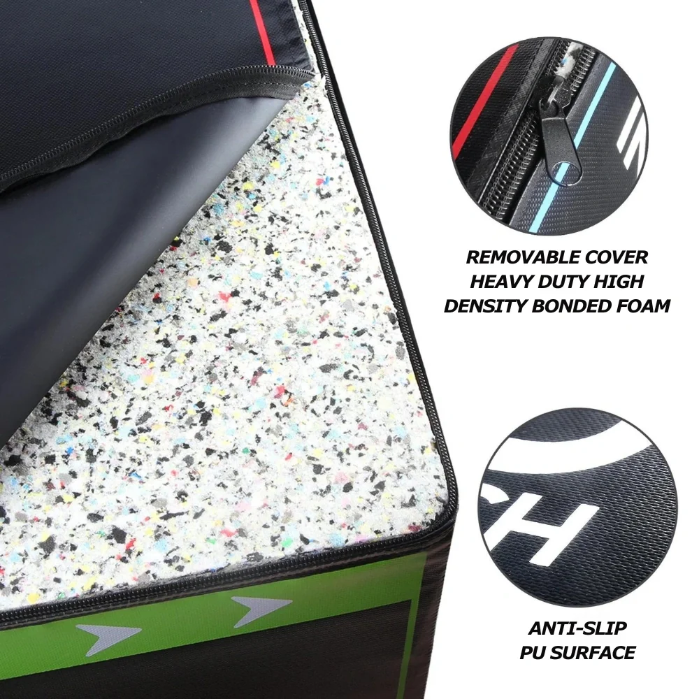 3-In-1 Plyo High Density Stackable Foam Plyometric Box - Image 6