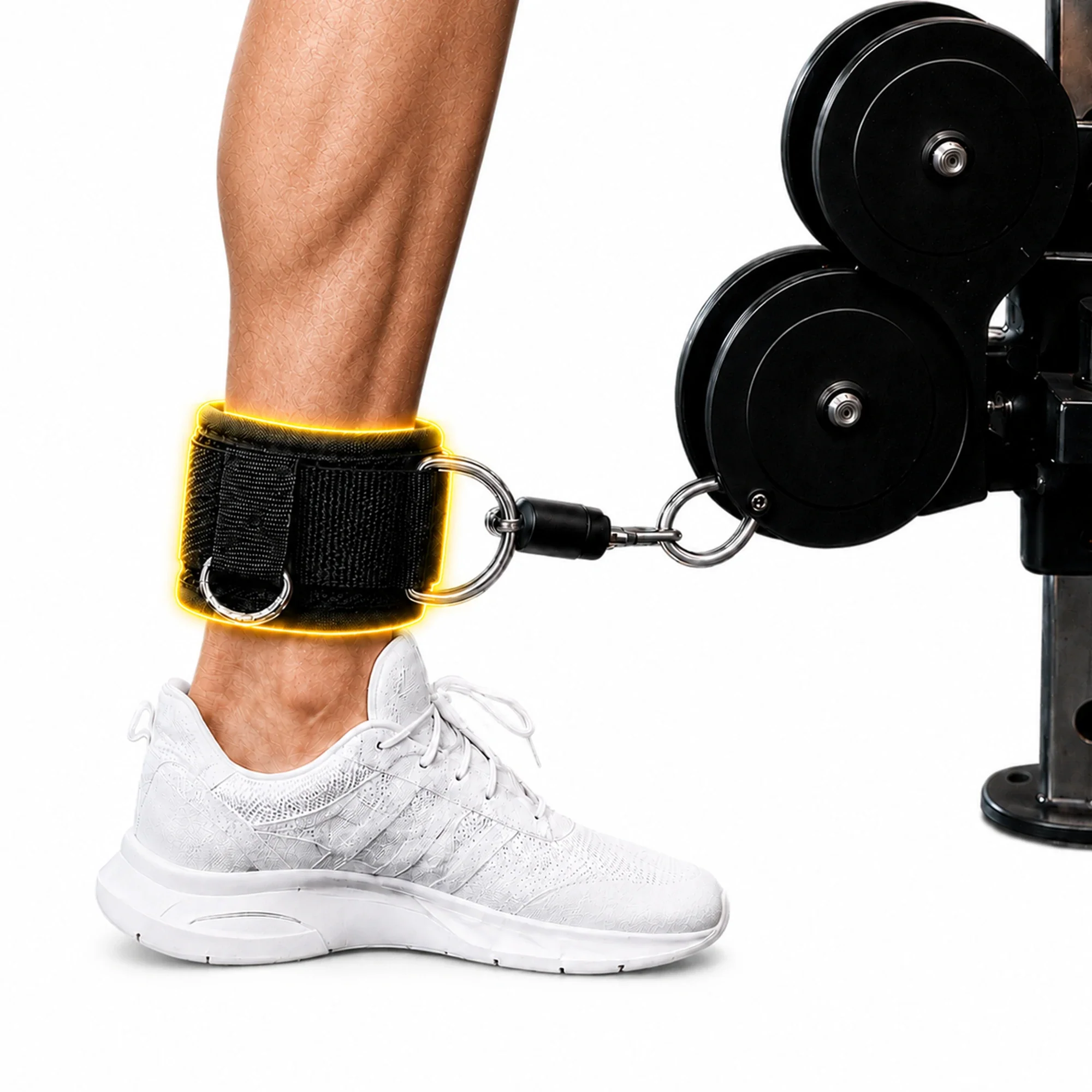 Gym Ankle Strap for Cable Machine (Pair) - Image 9