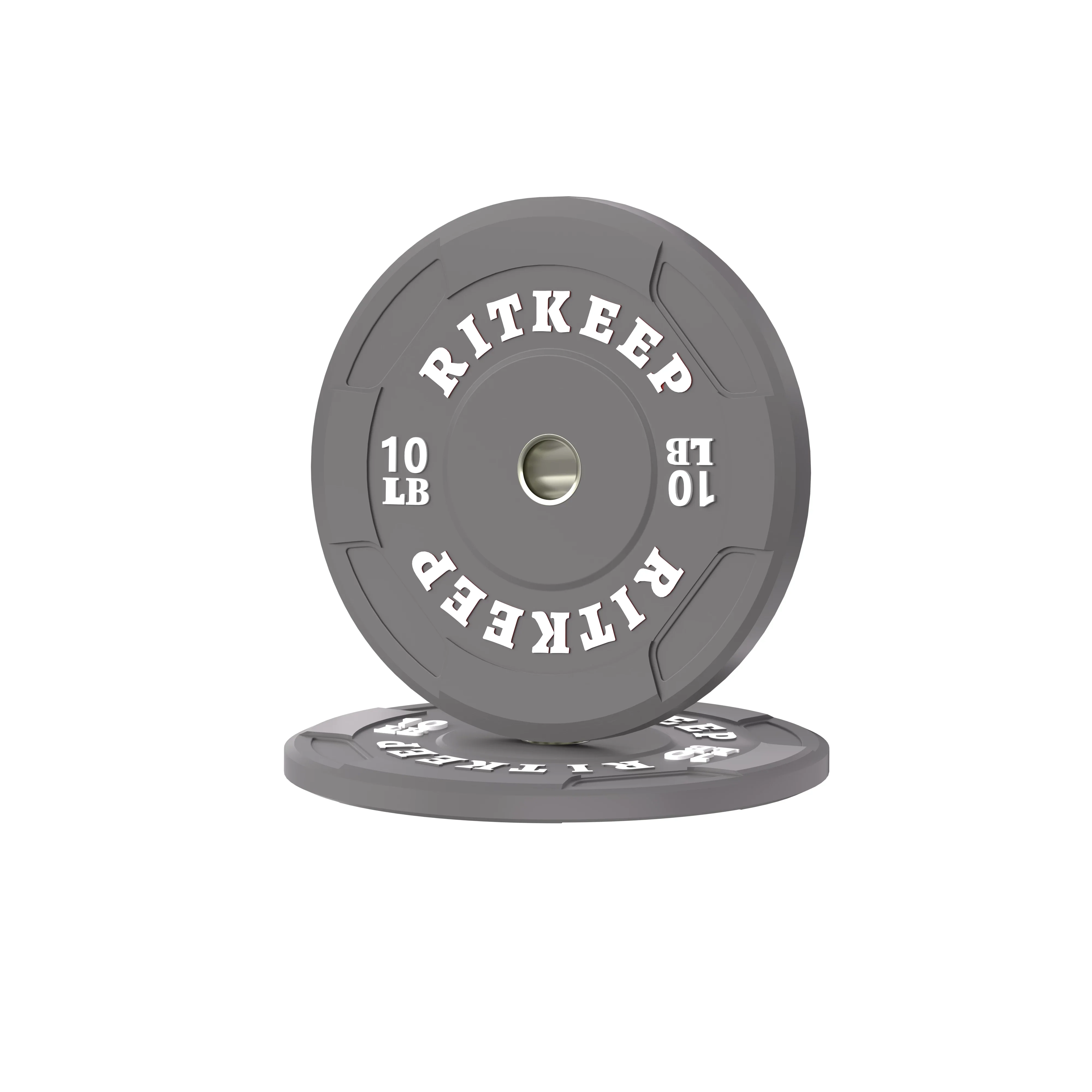 2" Olympic EZ Grip Low Bounce Color Bumper Plates - Image 7