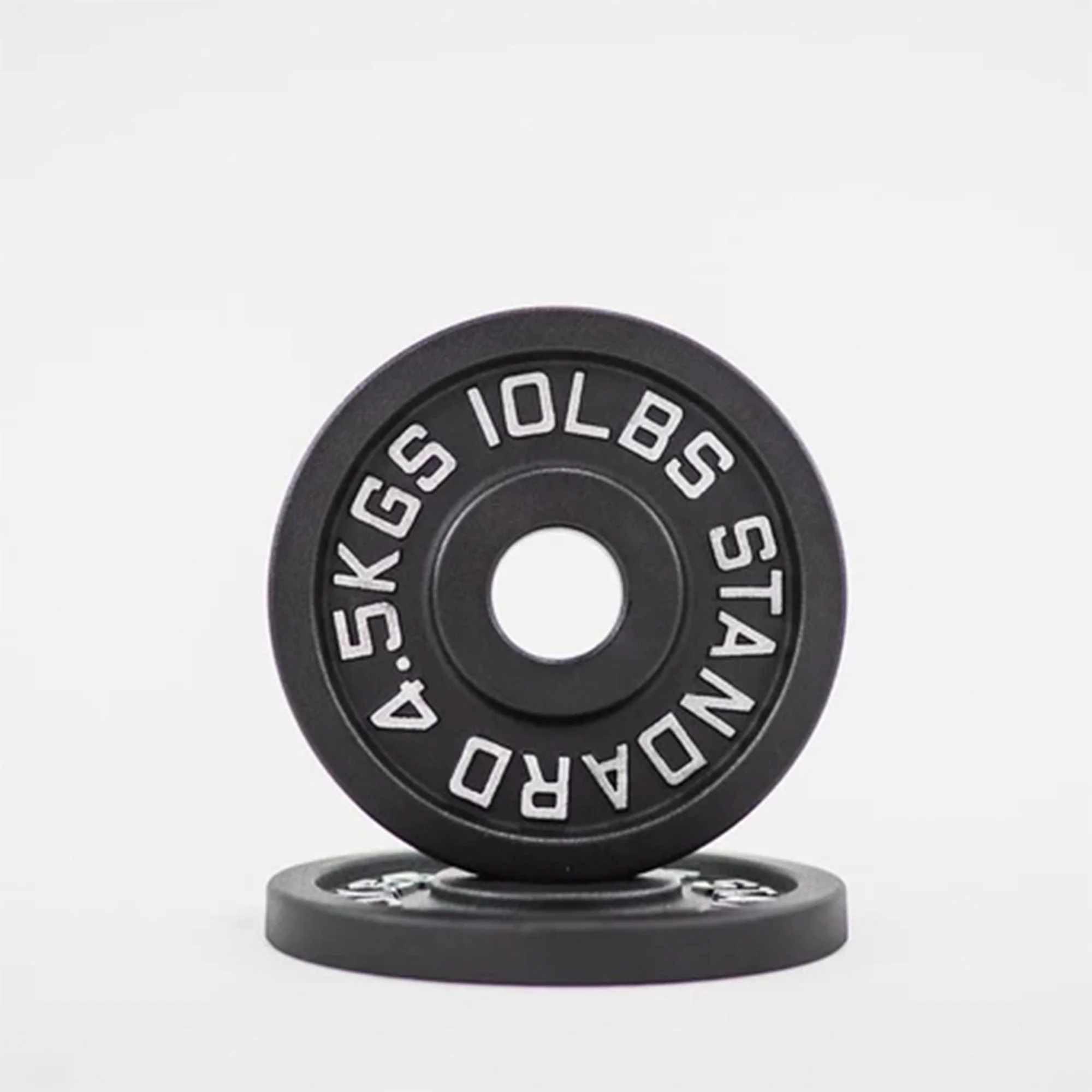 2'' Old School Single-Sided Black Iron Weight Plates (240 LB) - Image 5