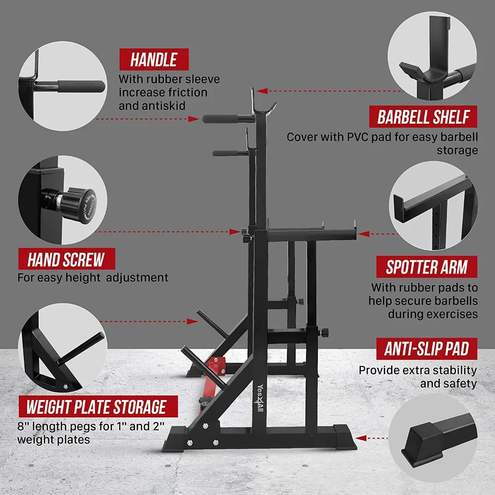 MEIZHI Series Multiple Strength Training Barbell Squat Rack - Image 8