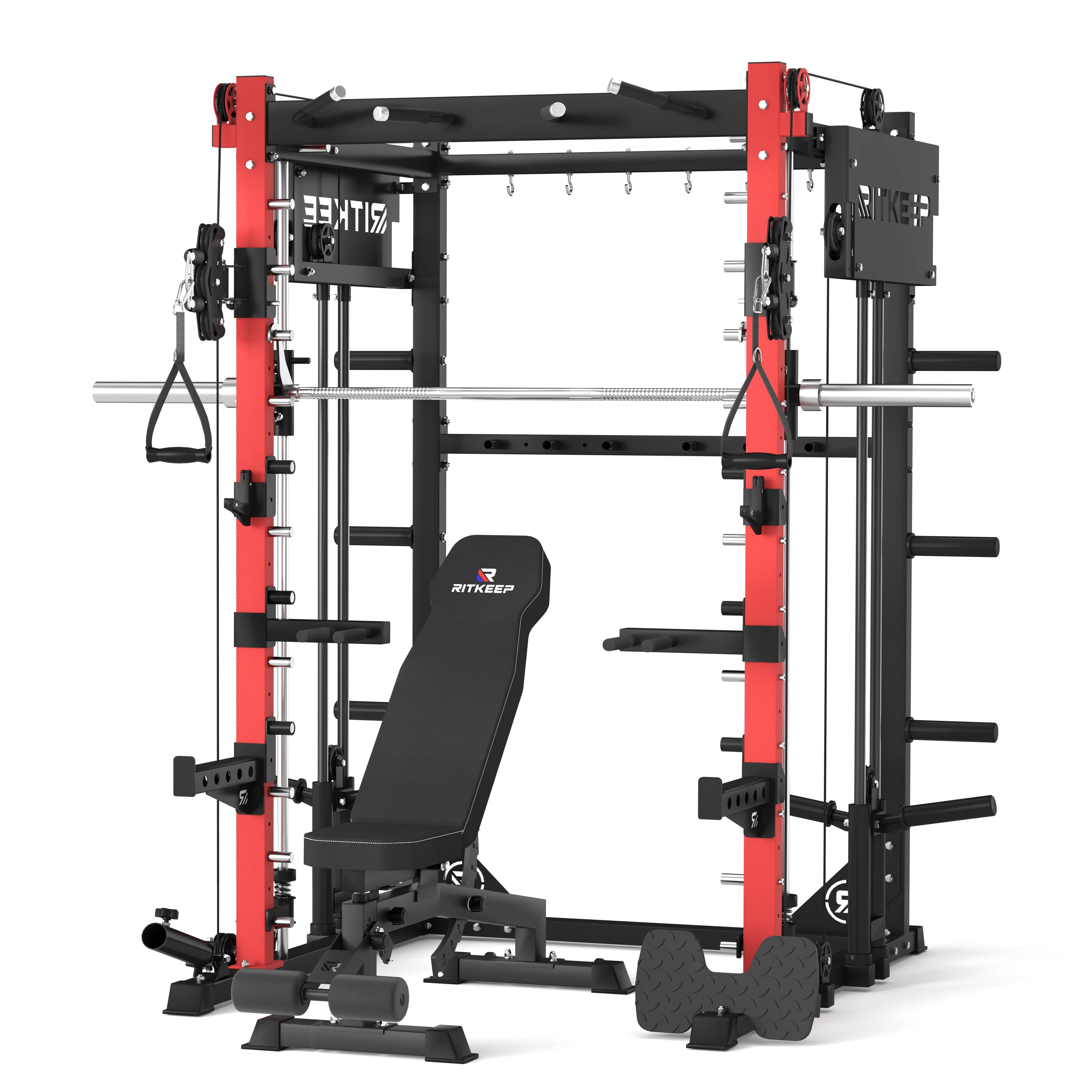 PMAX 4750 Dual Plate Loaded Multi Functional Smith Machine - Image 13
