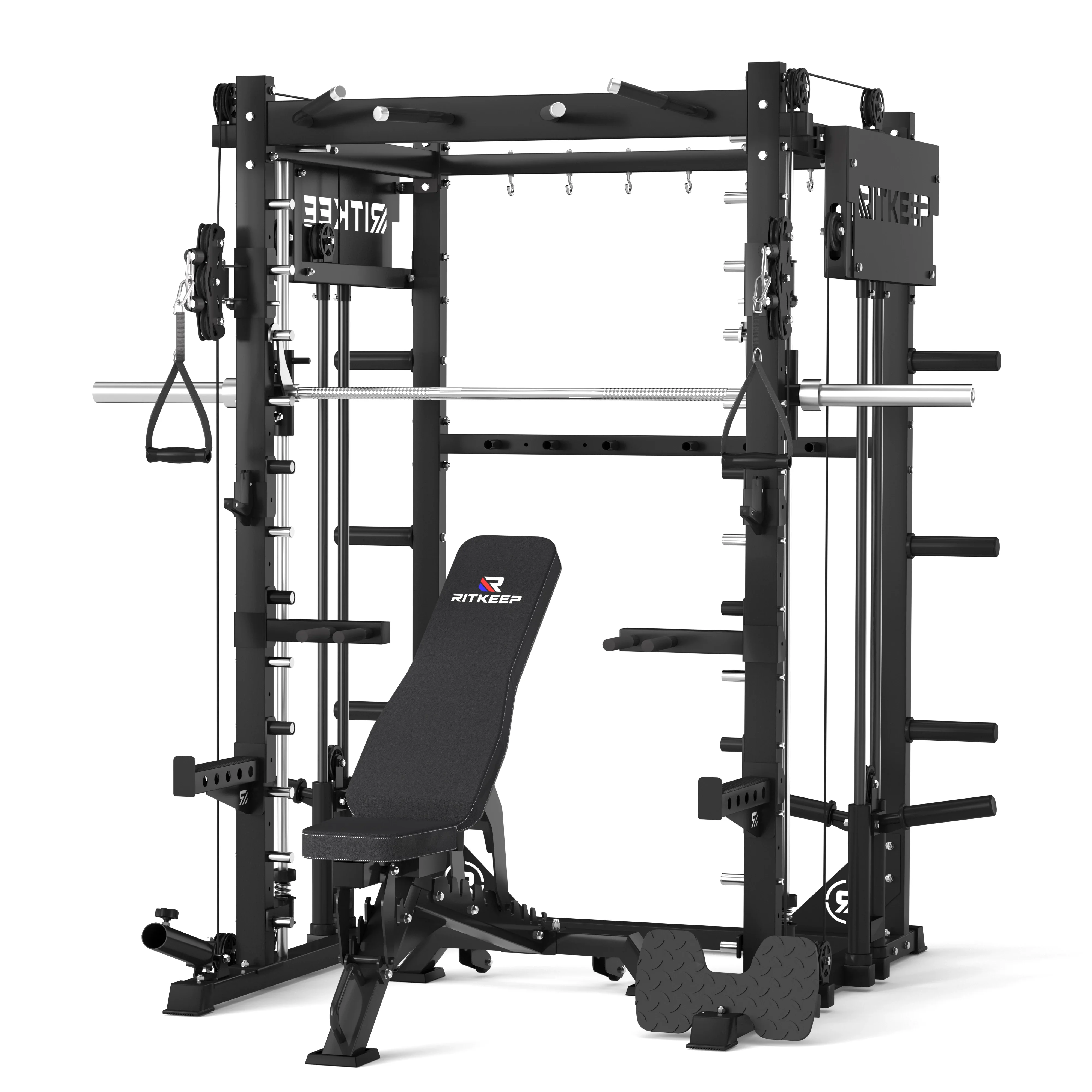 PMAX 4750 Dual Plate Loaded Multi Functional Smith Machine - Image 16