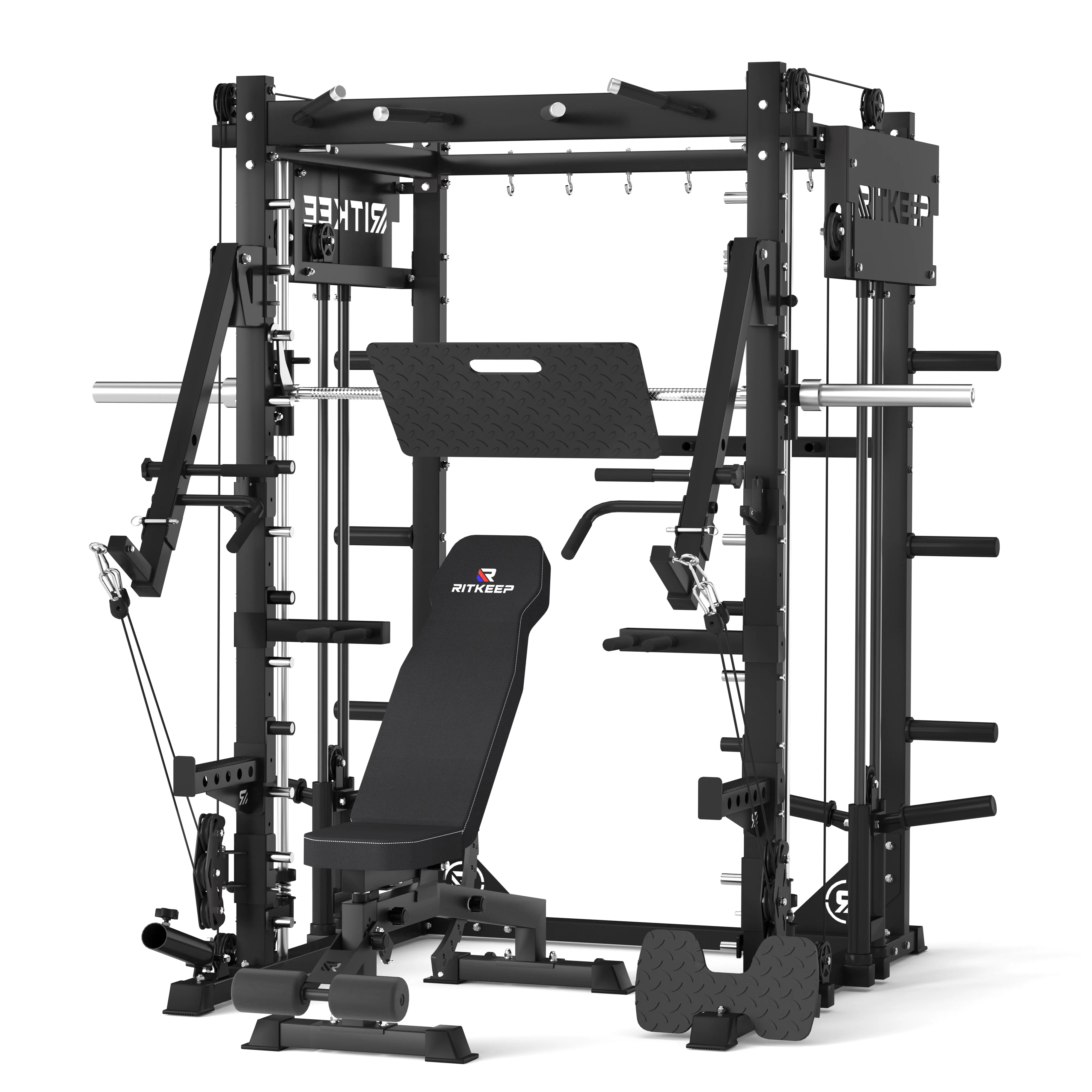 PMAX 4750 Dual Plate Loaded Multi Functional Smith Machine - Image 5