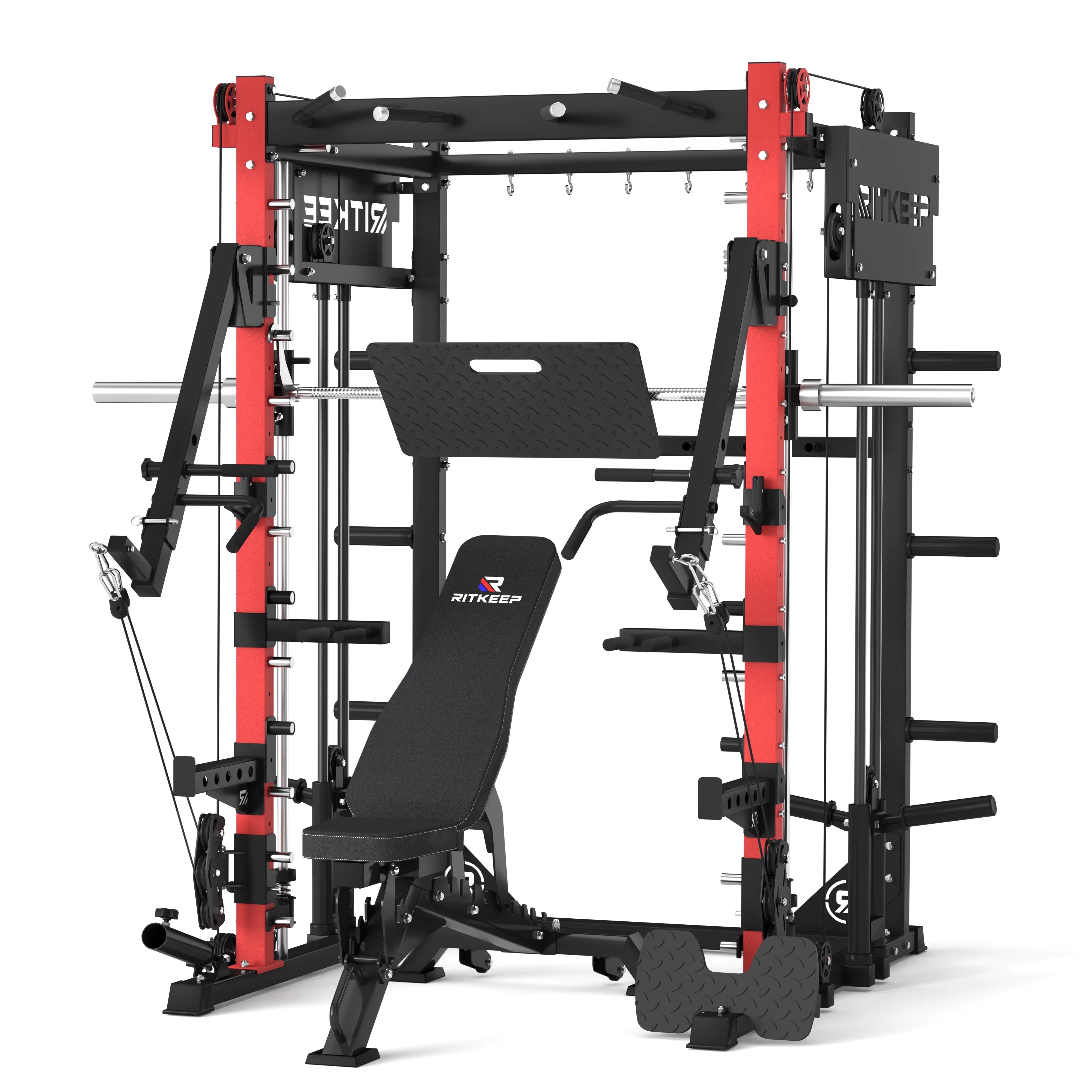PMAX 4750 Dual Plate Loaded Multi Functional Smith Machine - Image 8