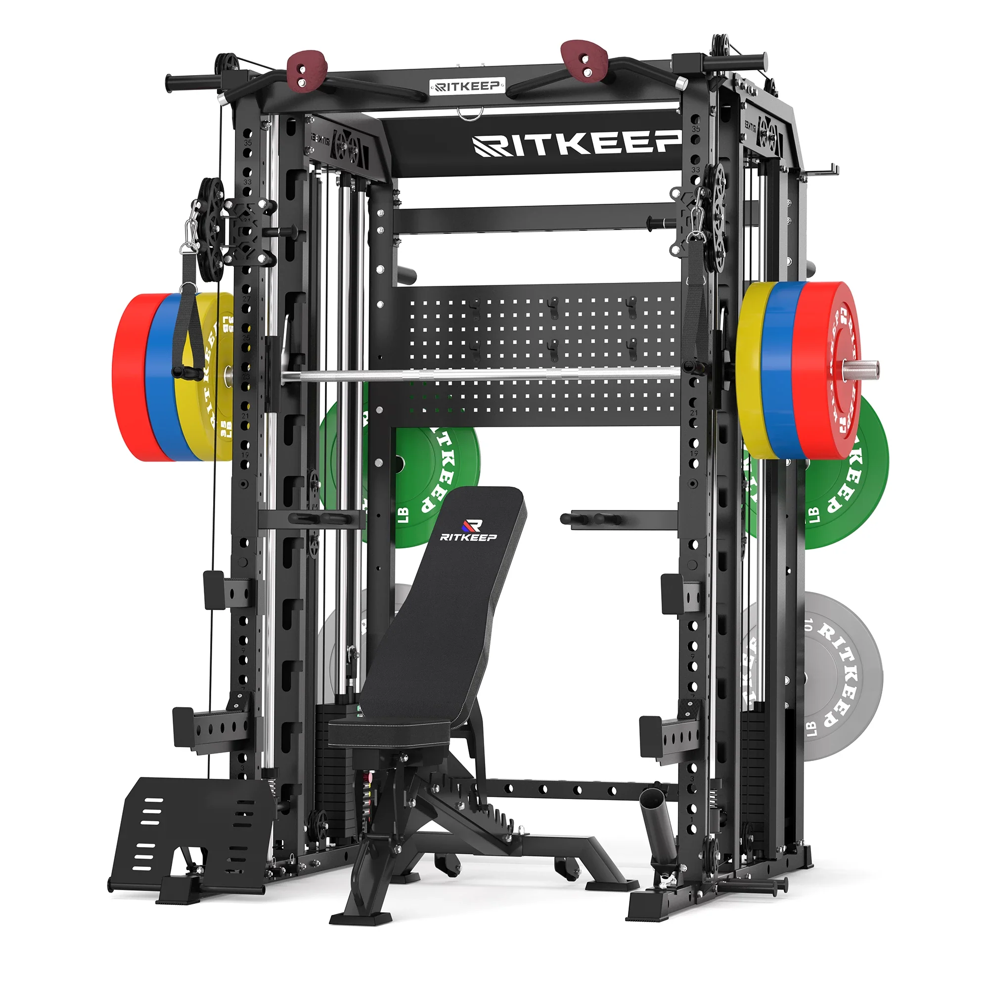 RitKeep Nimitz N1 Counterbalanced All-in-One Smith Machine Package - Image 8