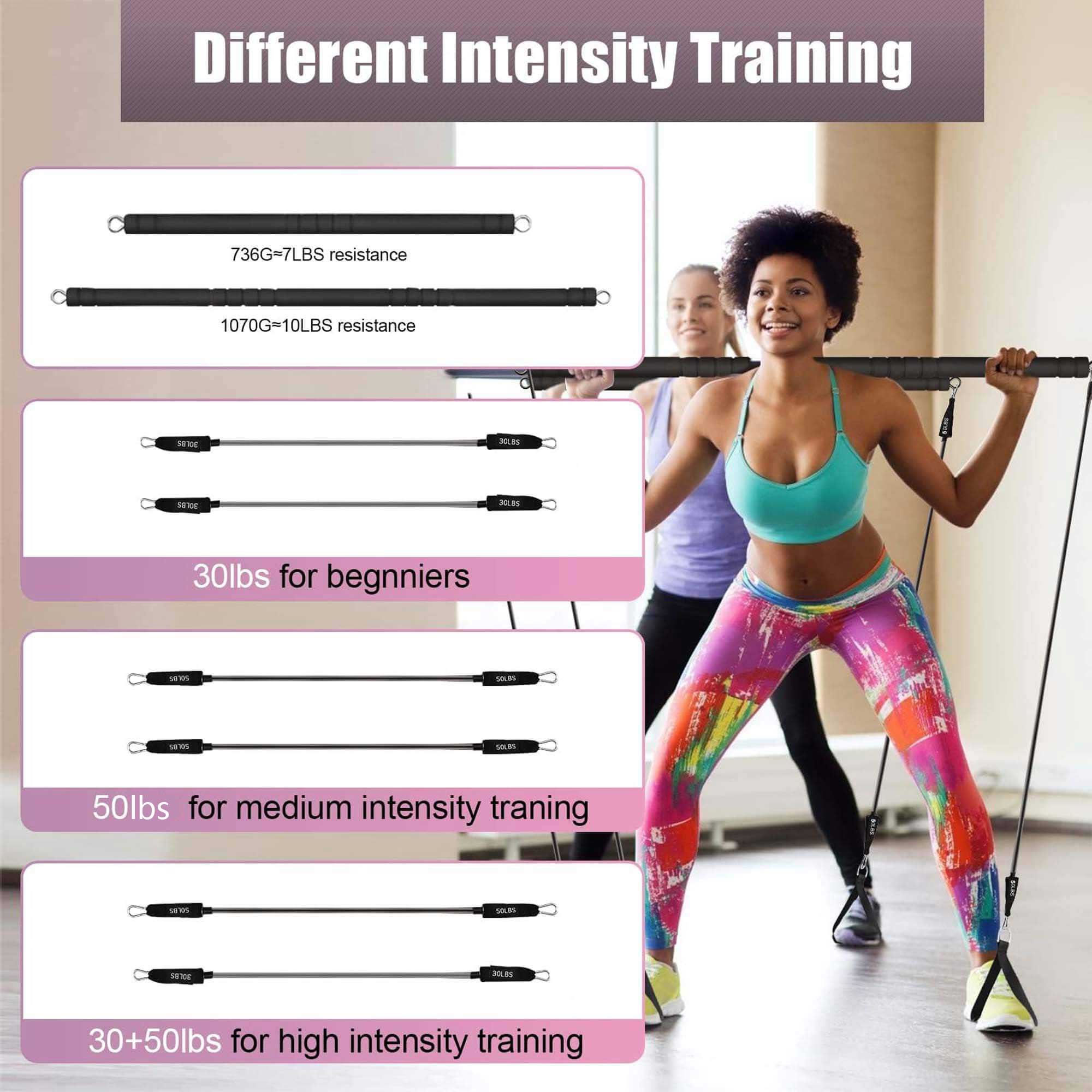 Portable Pilates Bar Kit - Image 3