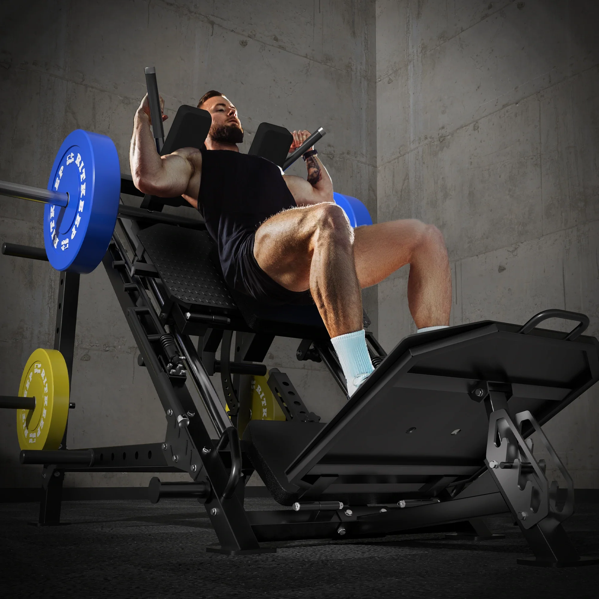 RitKeep Thunderbolt A10 Leg Press Hack Squat Machine - Image 4