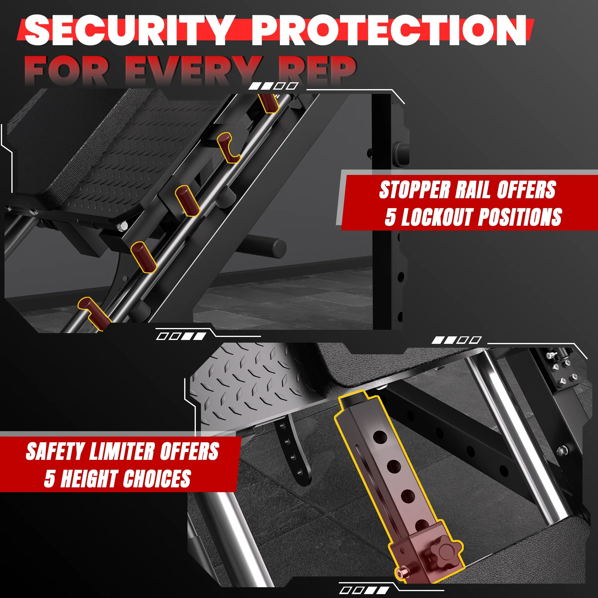RitKeep Thunderbolt A10 Leg Press Hack Squat Machine - Image 10