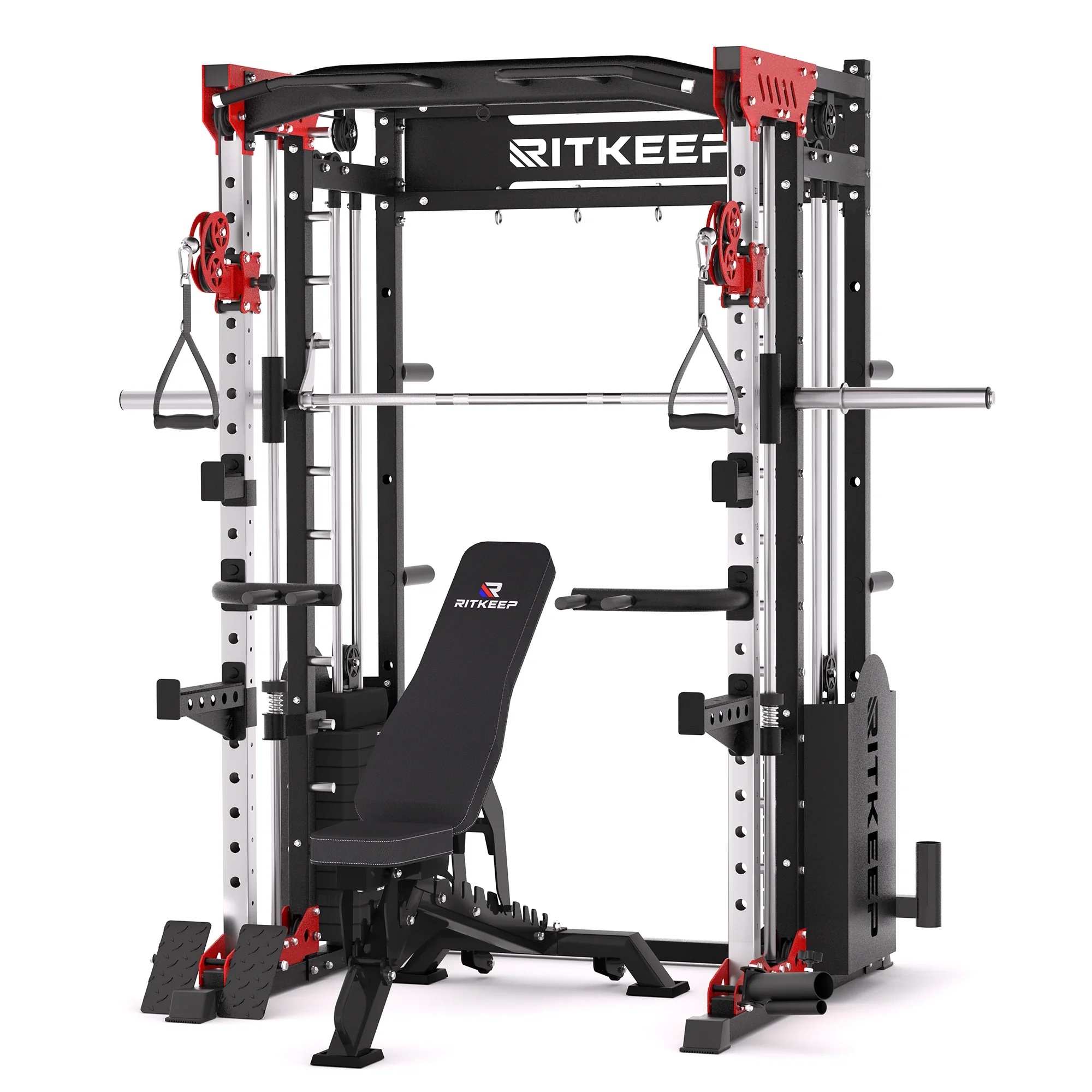 PMAX 5600 Home Gym Smith Machine - Integrated Weight System - Image 19
