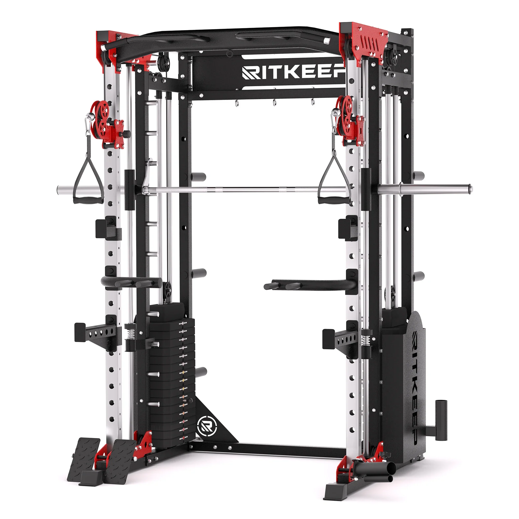 PMAX 5600 Home Gym Smith Machine - Integrated Weight System - Image 25