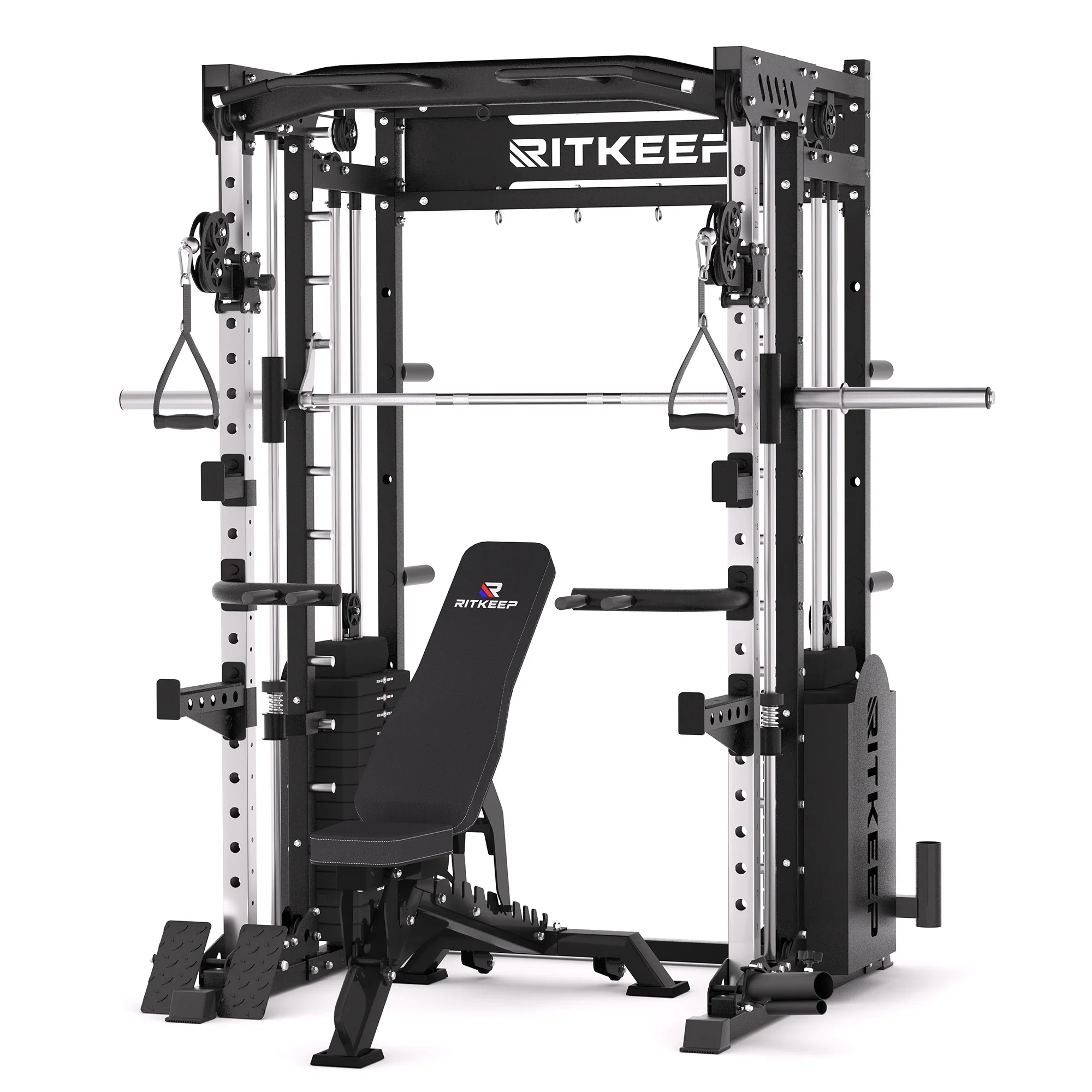 PMAX 5600 Home Gym Smith Machine - Integrated Weight System - Image 31
