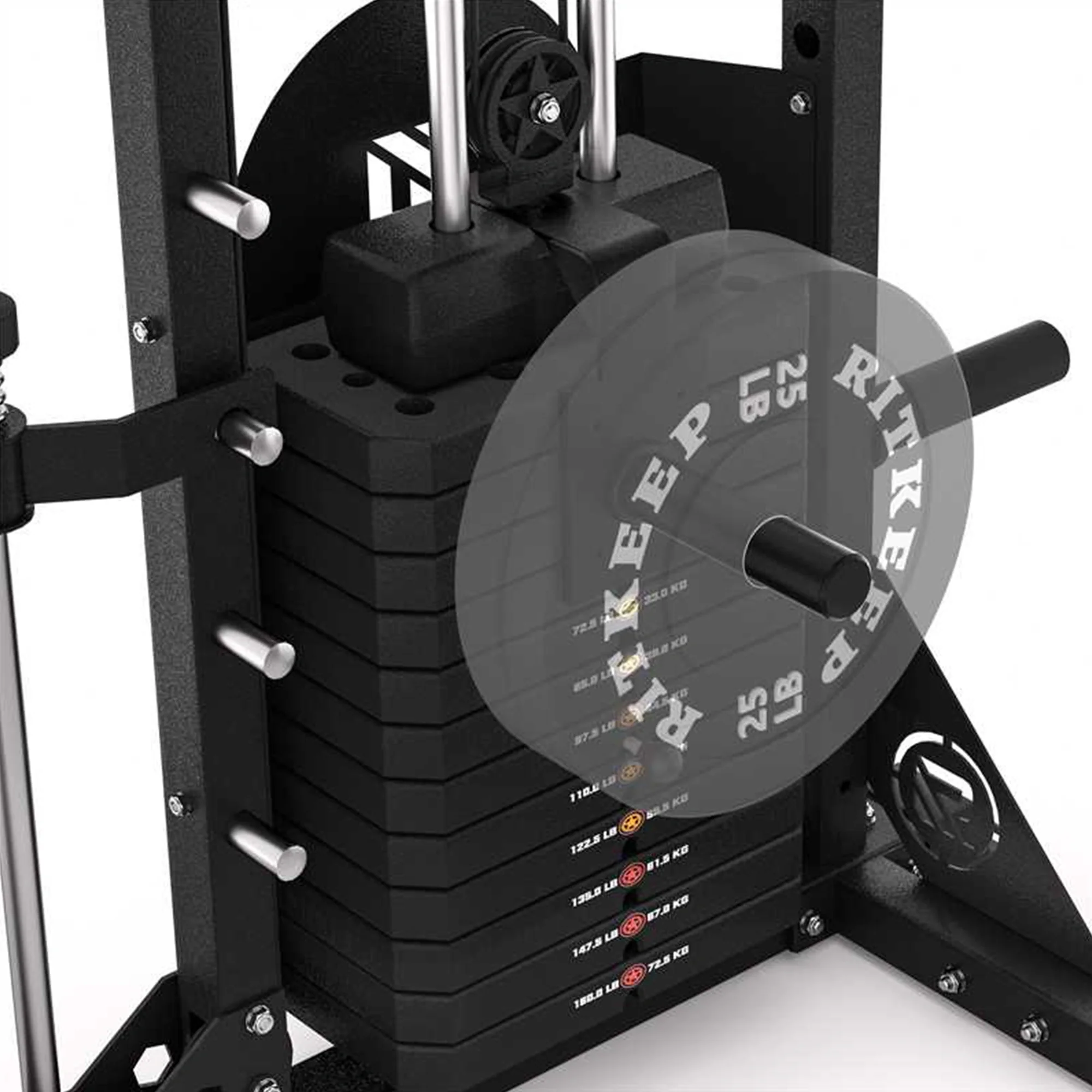 PMAX 5600 Weight Stack Add-On Plate Holders (Pair) - Image 3