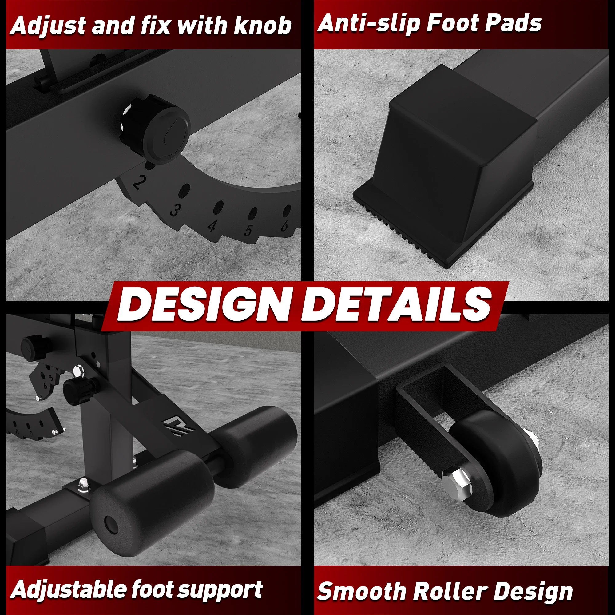 RAB-2000 Adjustable Weight Bench With Leg Attachment - Image 11