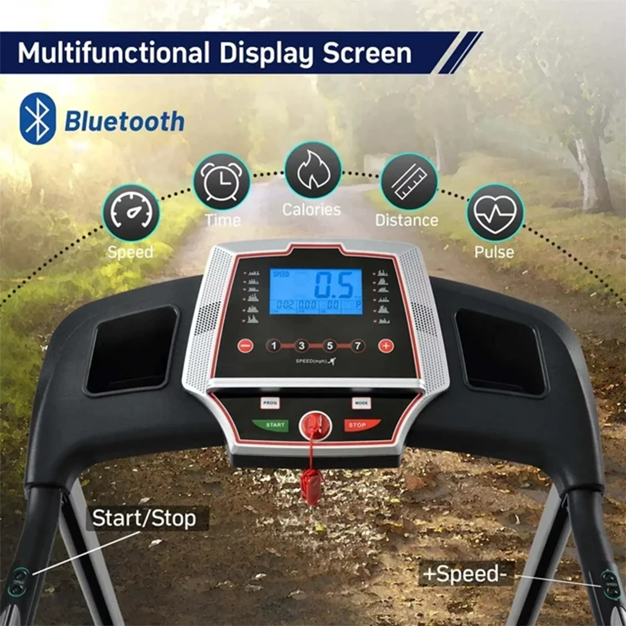 RTMX-1000 3-IN-1 Folding Quiet Treadmill - Image 5
