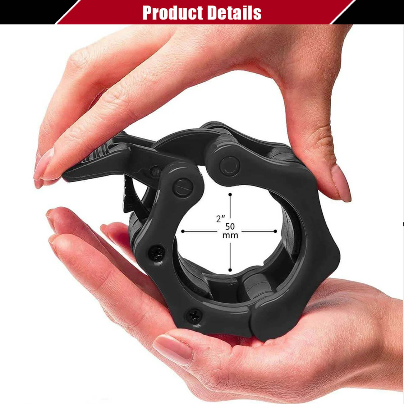 Standard Olympic Quick Release Olympic Barbell Clips - Image 14
