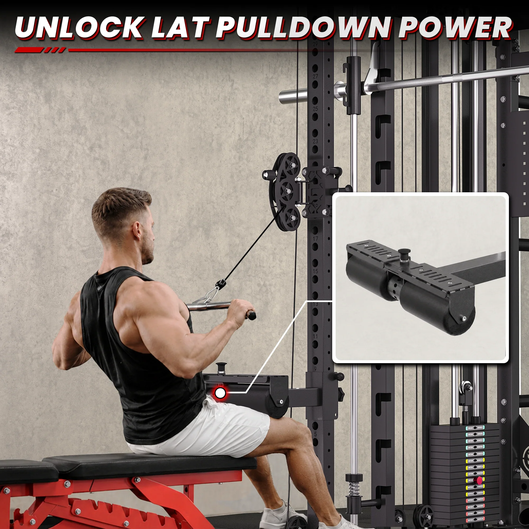 TANK Leg Holder 3-in-1 Rack Attachment - Image 2