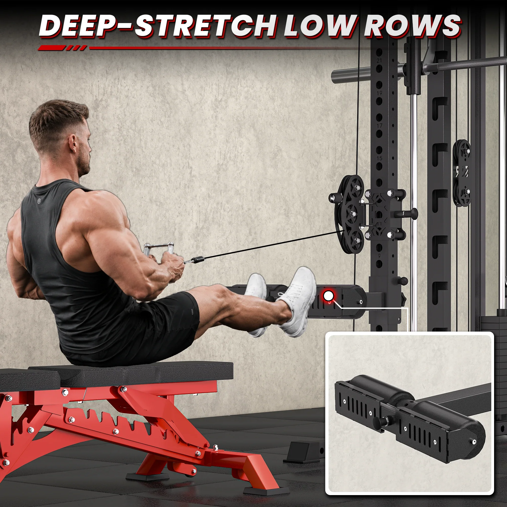 TANK Leg Holder 3-in-1 Rack Attachment - Image 4