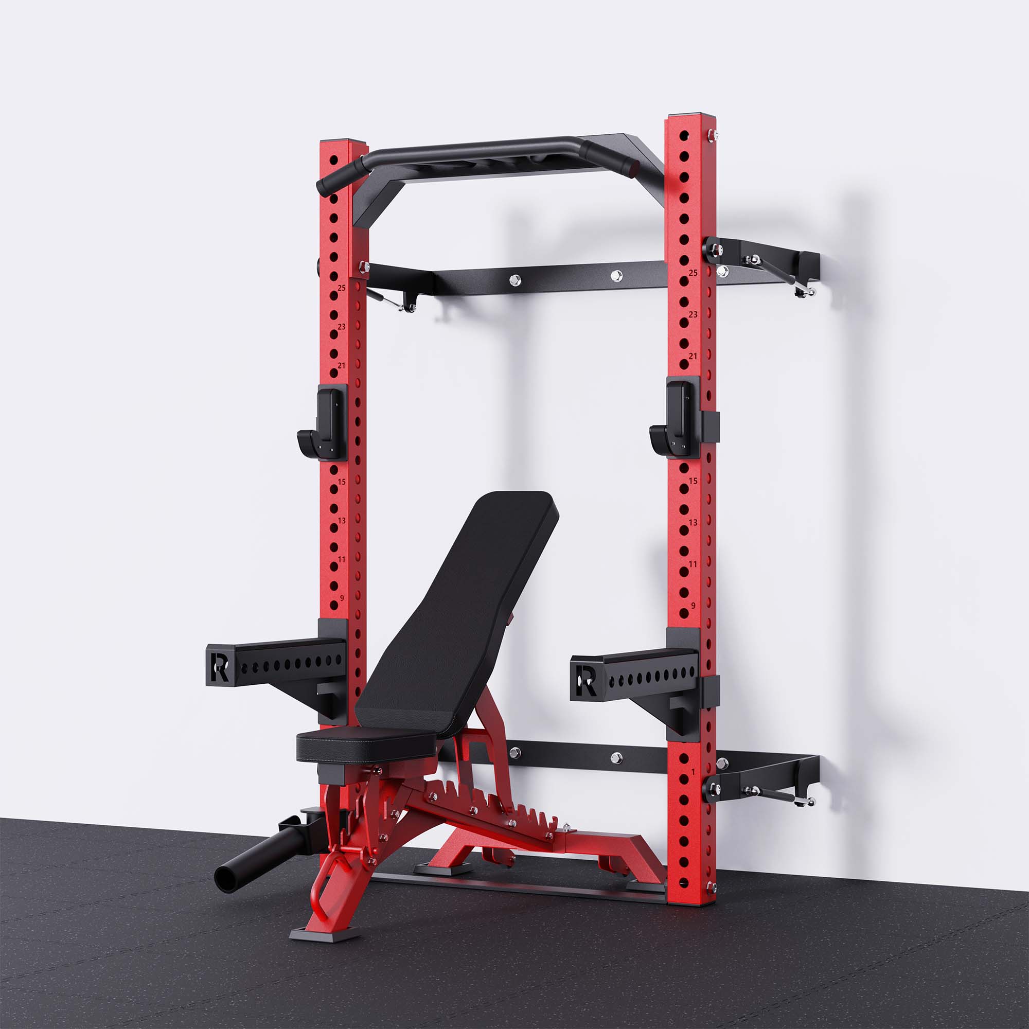 SR-3550 Folding Squat Rack With Pull-Up Bar - Image 12