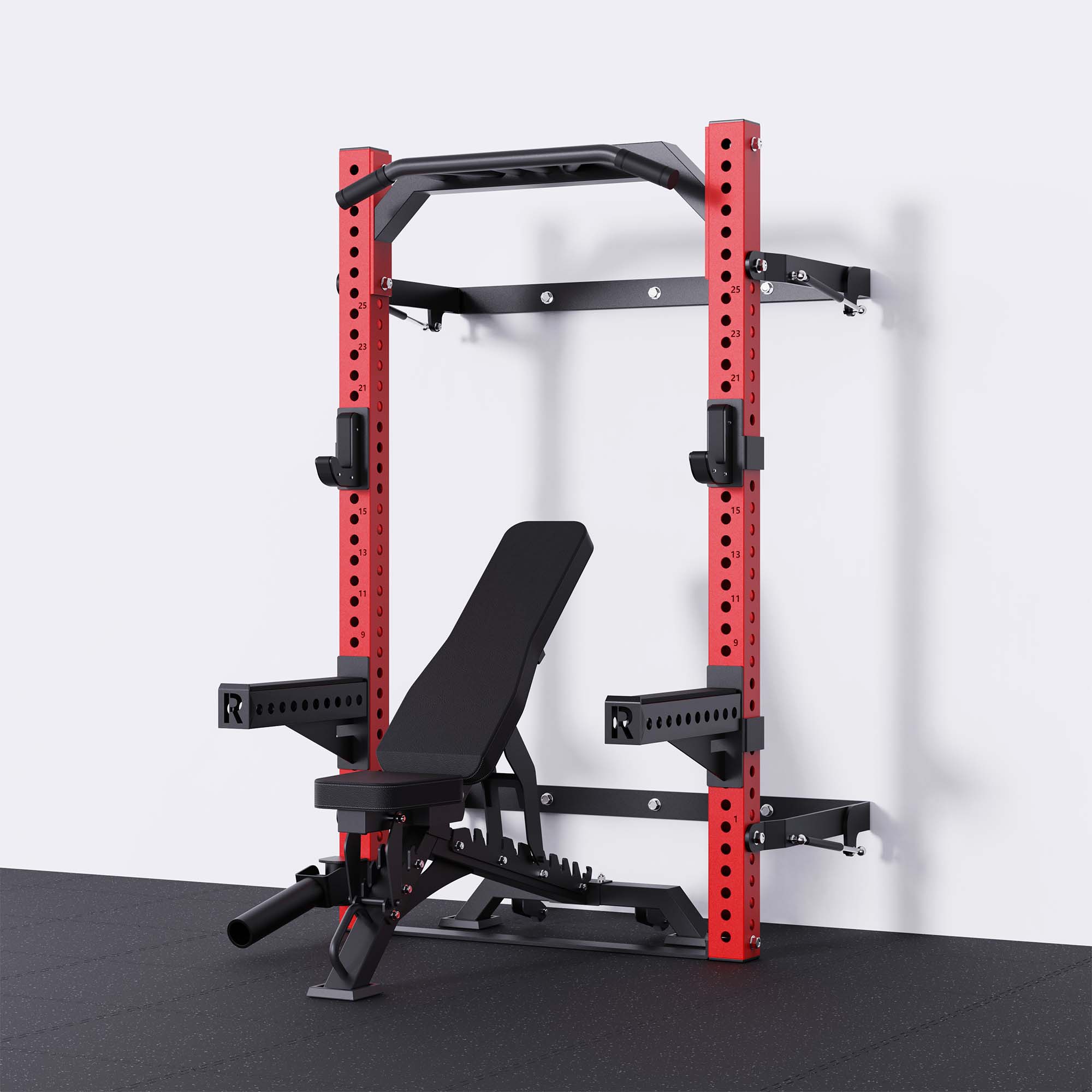 SR-3550 Folding Squat Rack With Pull-Up Bar - Image 13
