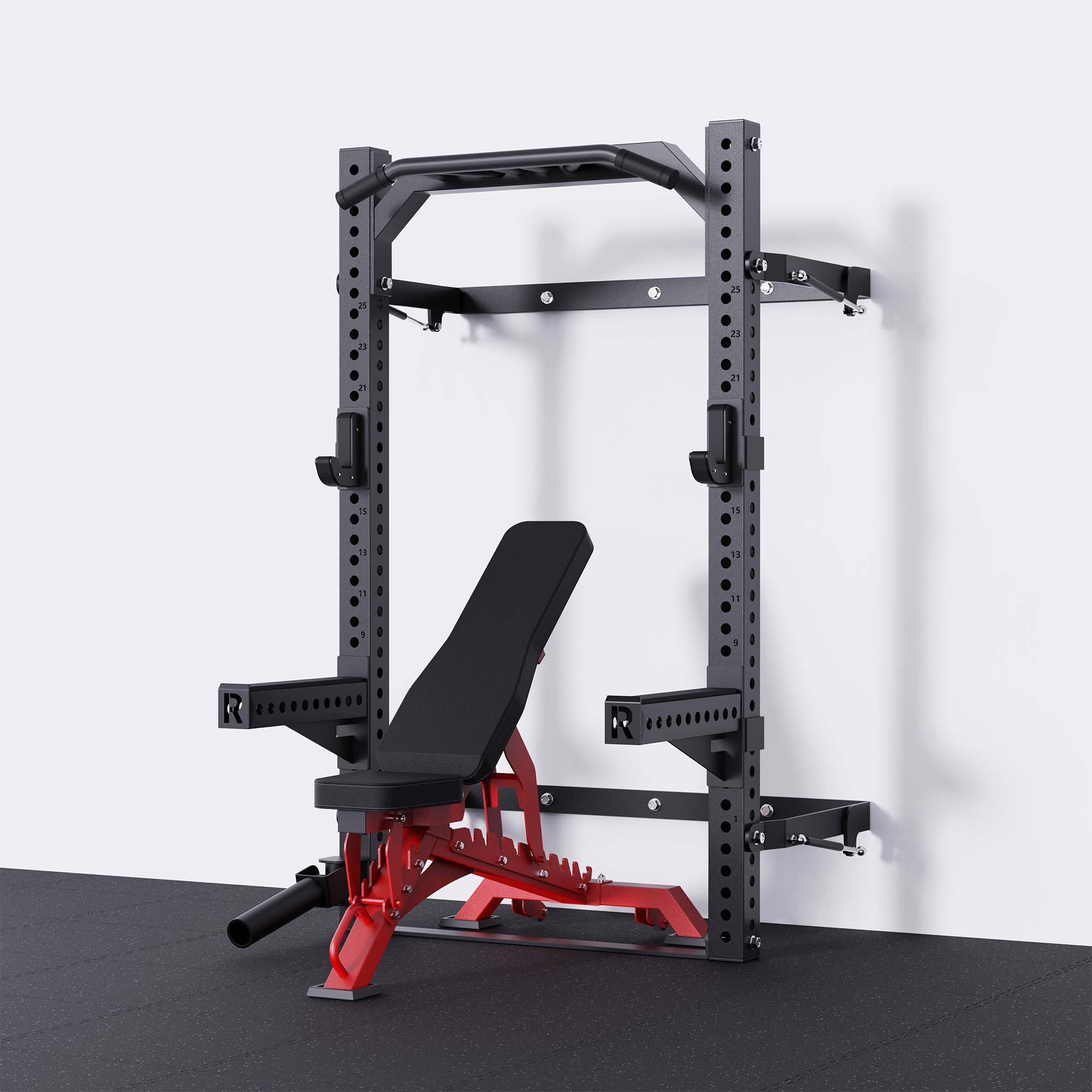 SR-3550 Folding Squat Rack With Pull-Up Bar - Image 14