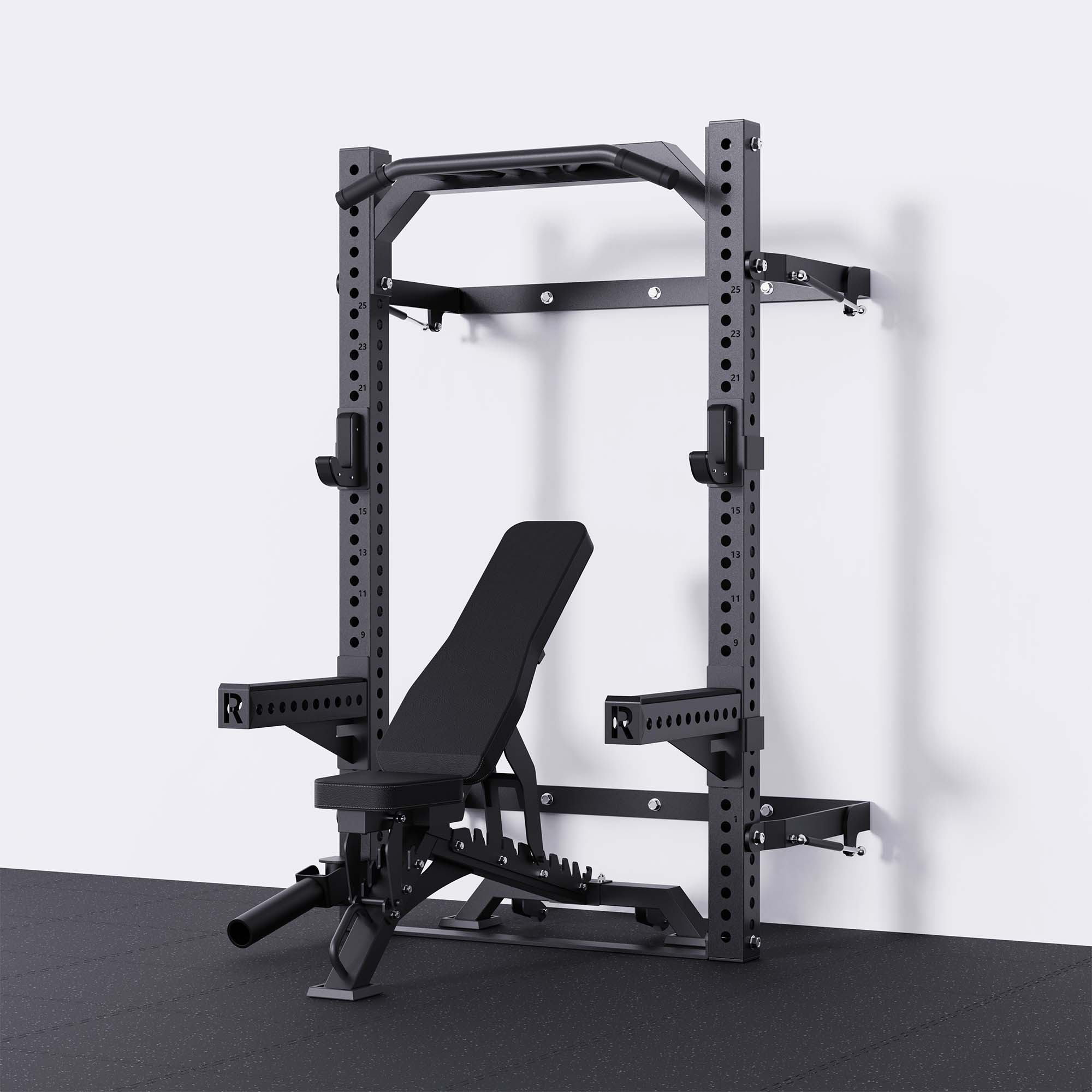 SR-3550 Folding Squat Rack With Pull-Up Bar - Image 15