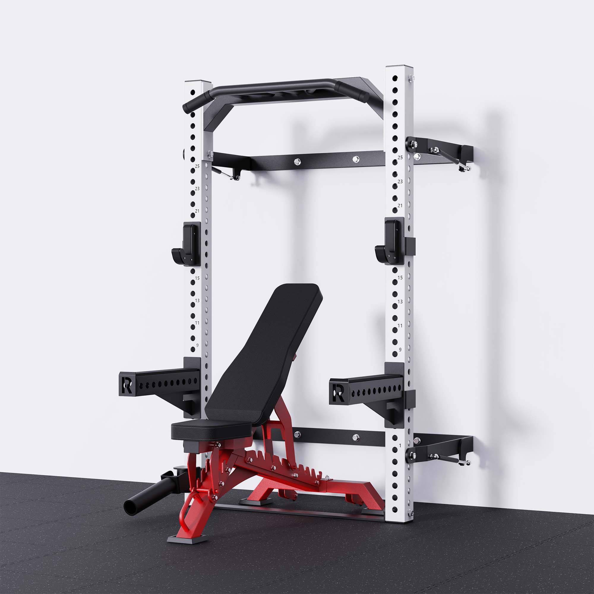 SR-3550 Folding Squat Rack With Pull-Up Bar - Image 16